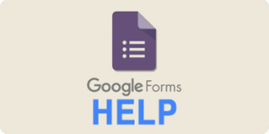 Google Forms help website