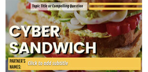 cyber sandwich template